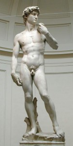 Statue de l'homme nu